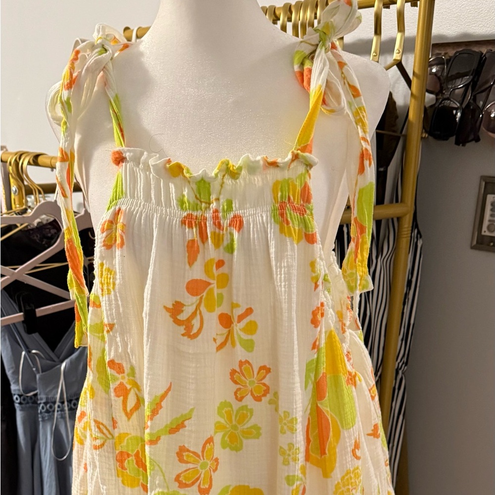 Free People Floral Tunic